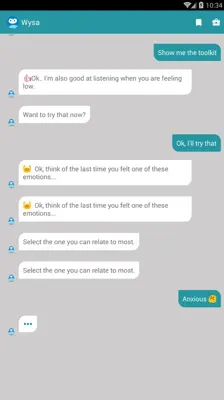 Wysa android App screenshot 3