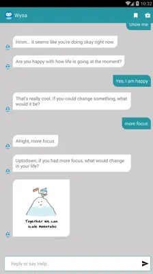 Wysa android App screenshot 4
